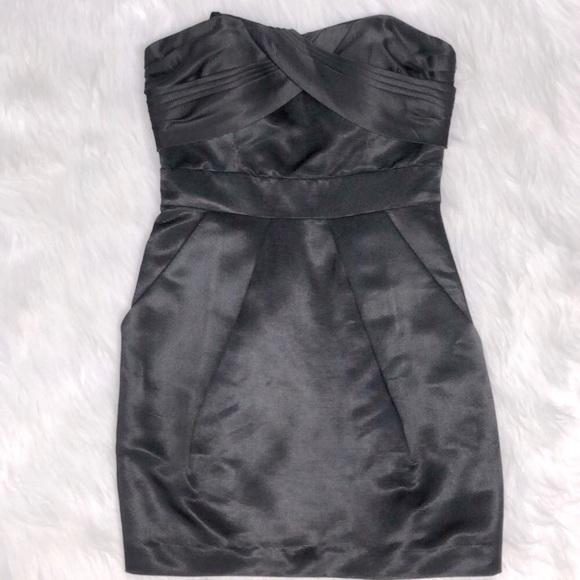 BCBGeneration Black Strapless Dress *with POCKETS* Size 0 - Picture 3 of 15